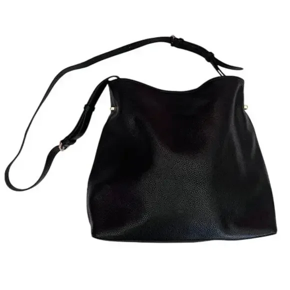 Talbots Hobo Bag Leopard Leather Calf Hair - Picture 2 of 11